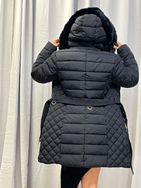 FAUXFUR PELS JAKKE SORT