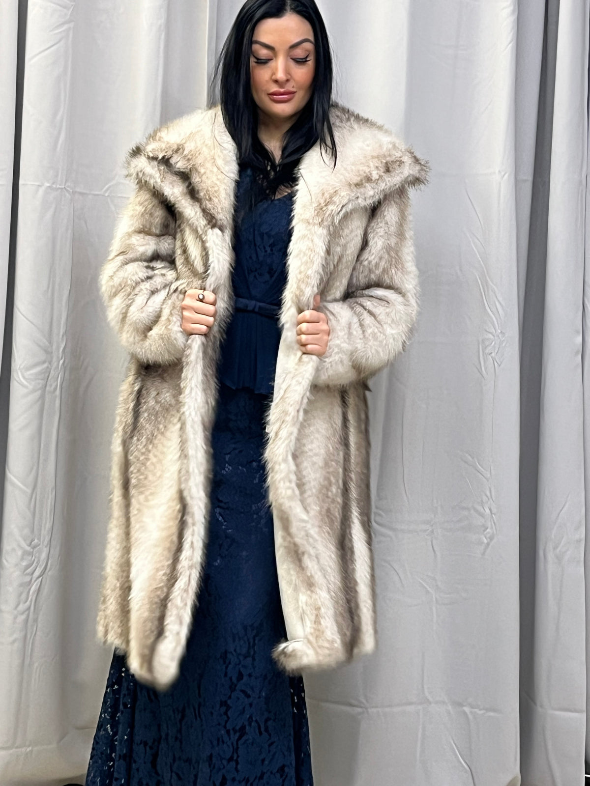 Isabella Faux Fur Frakke