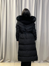 Lilla faxfur jakke