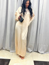 Lige beige abaya