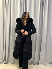 Lilla faxfur jakke