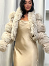 Karis fauxfur jakke