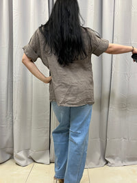 Heide hør bluse