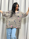 Pia hør bluse