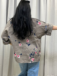 Pia hør bluse