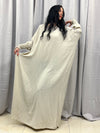 Beige abaya kjole