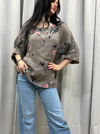 Pia hør bluse