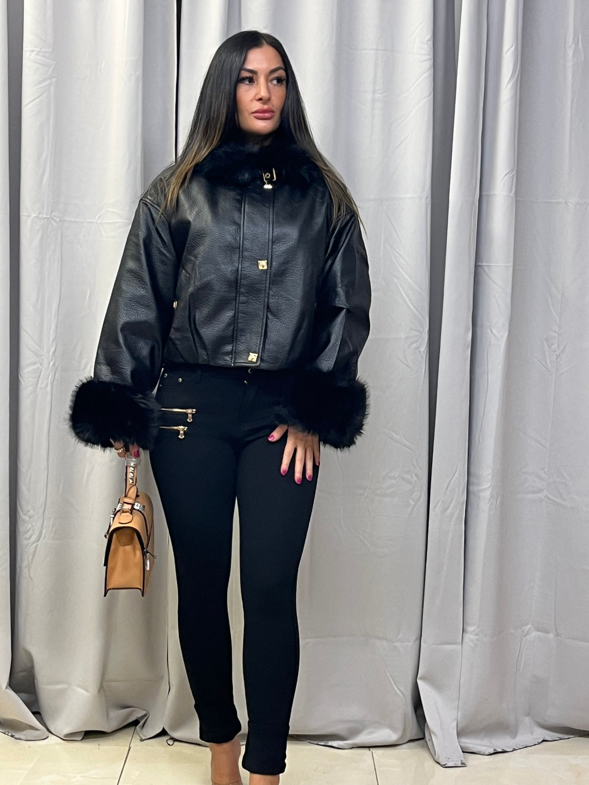 Faxfur comfort jakke