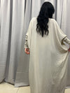 Beige abaya kjole