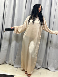 Lige beige abaya
