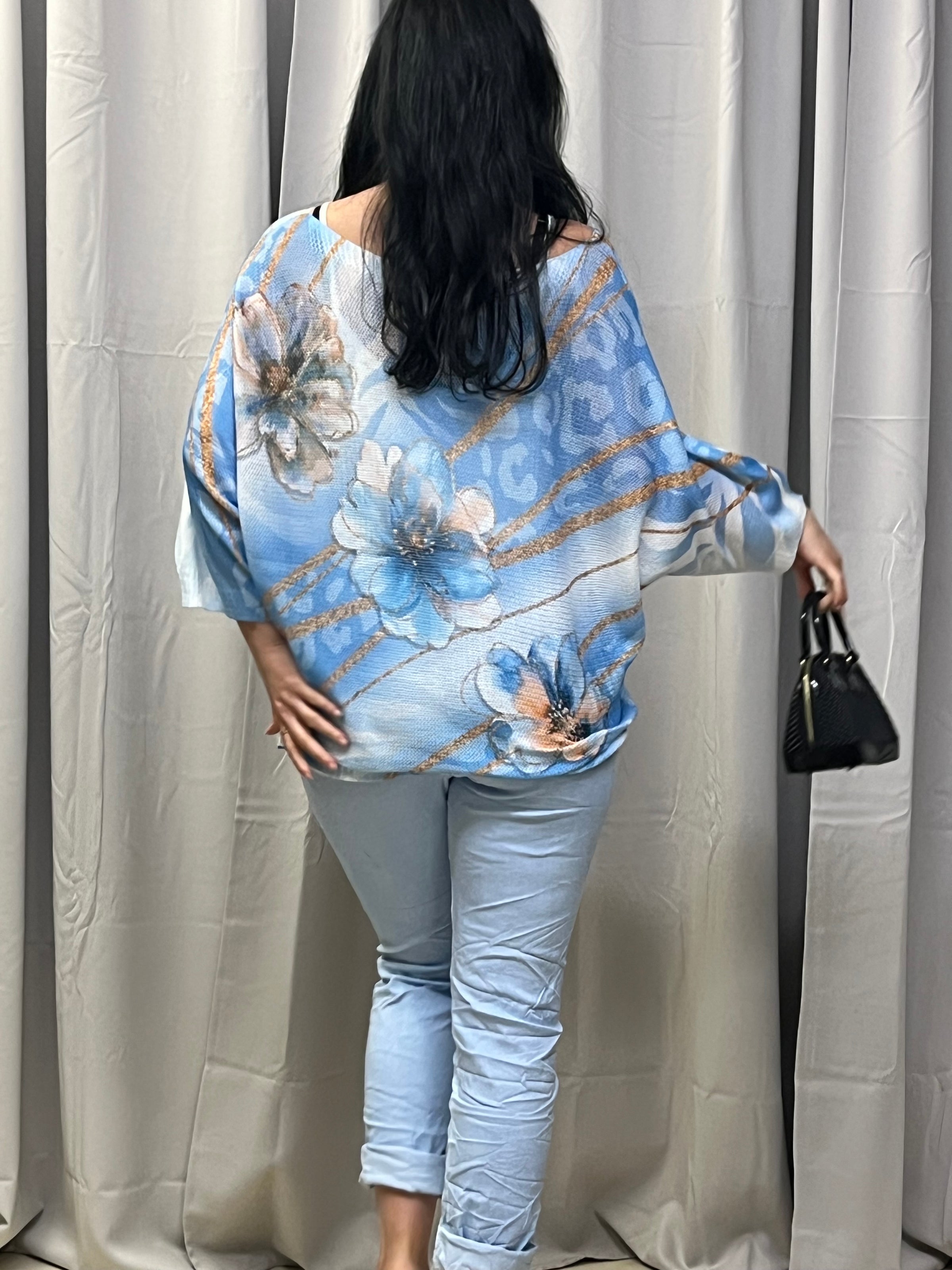 Sky blue bluse