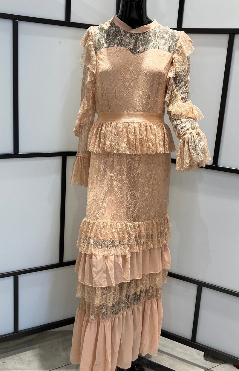 Pinky gala kjole