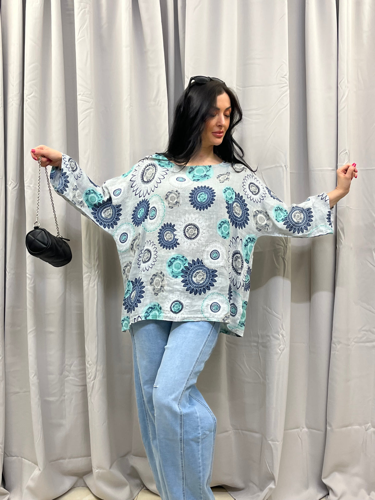 Charlotte hør bluse