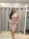Pinky kjole