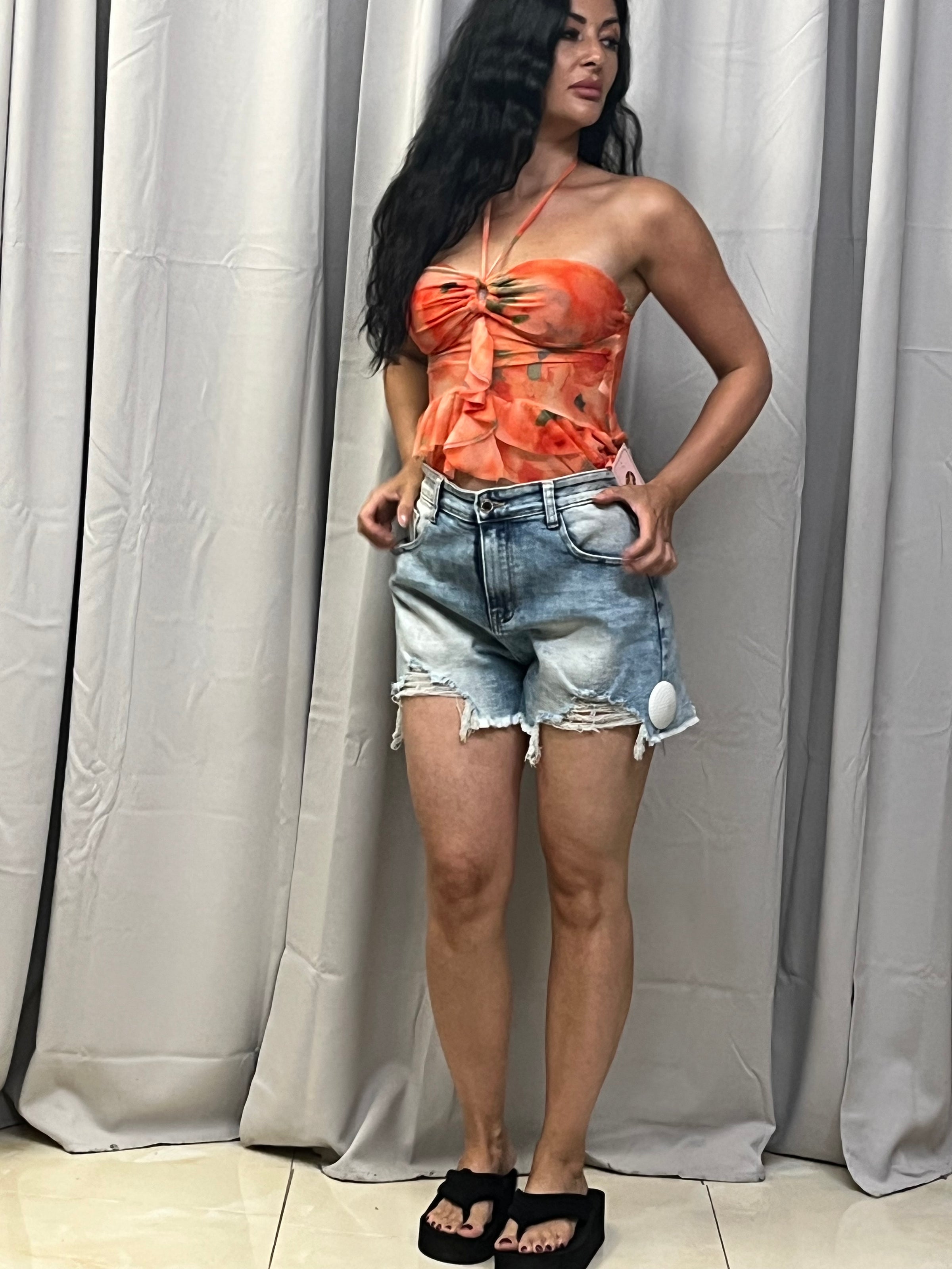 Orange top
