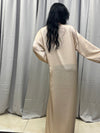 Lige beige abaya
