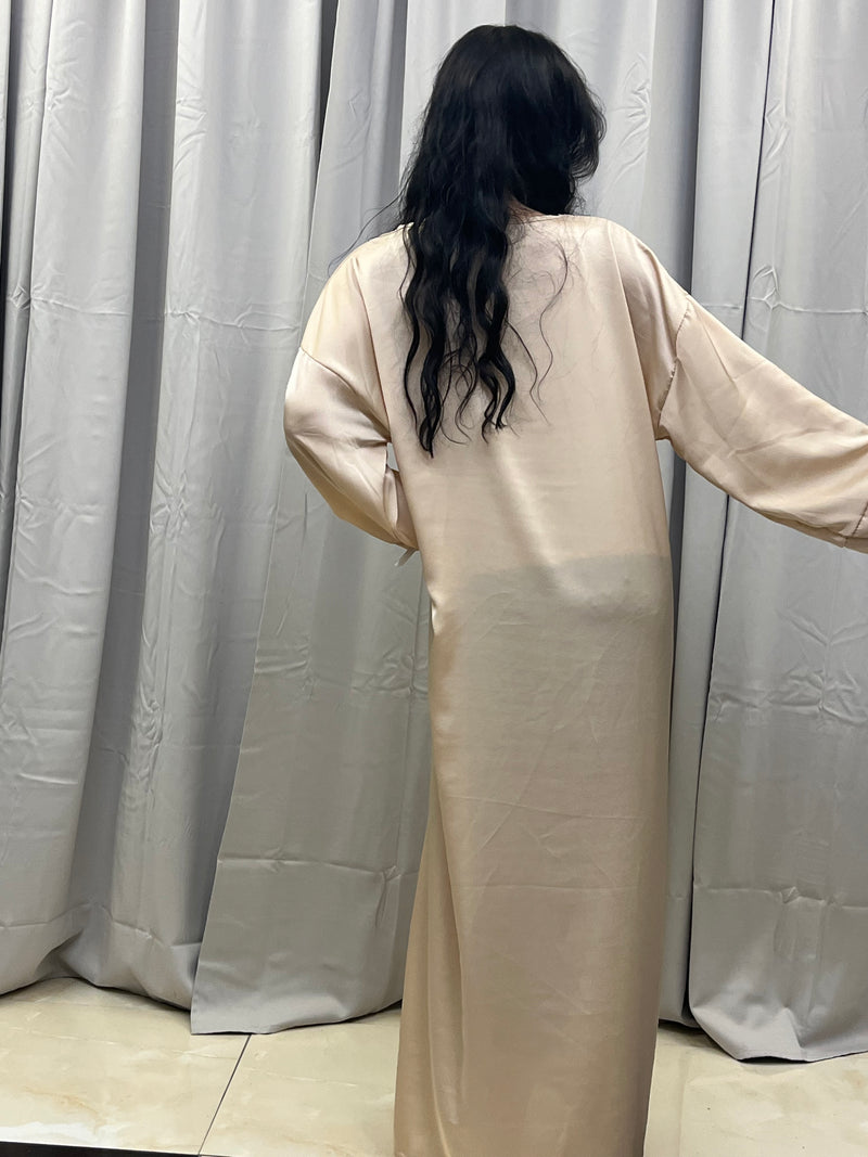 Lige beige abaya