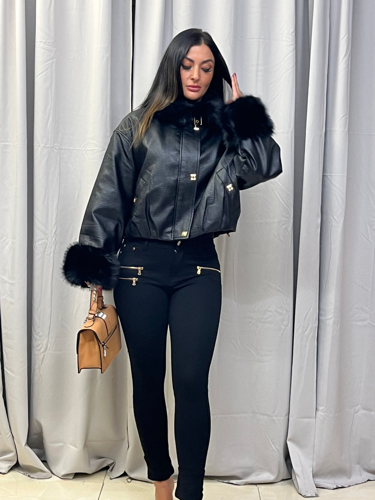 Faxfur comfort jakke
