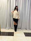 Freja satin bluse