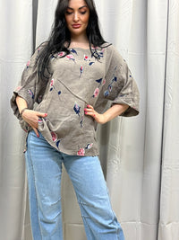 Pia hør bluse
