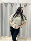 Knappet f bluse