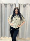Knappet f bluse