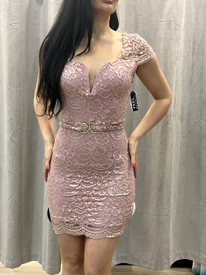 Pinky kjole