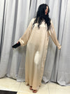 Lige beige abaya