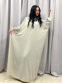 Beige abaya kjole