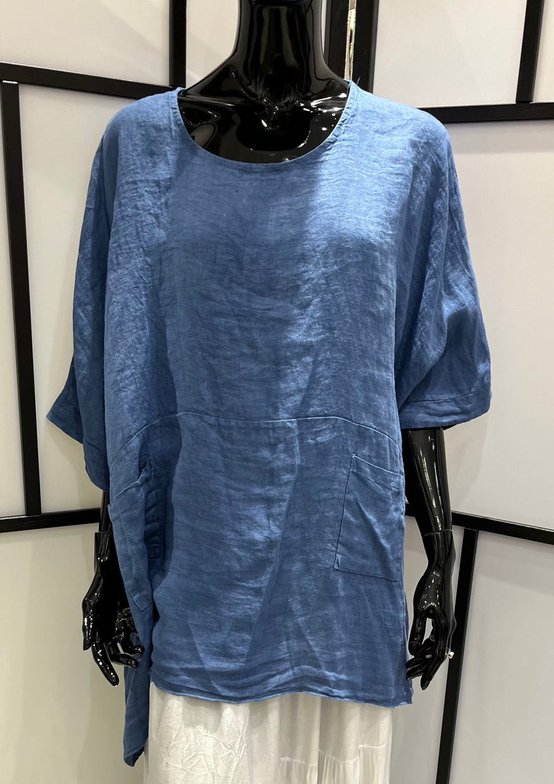 Hør bluse