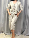 Hør cardigan