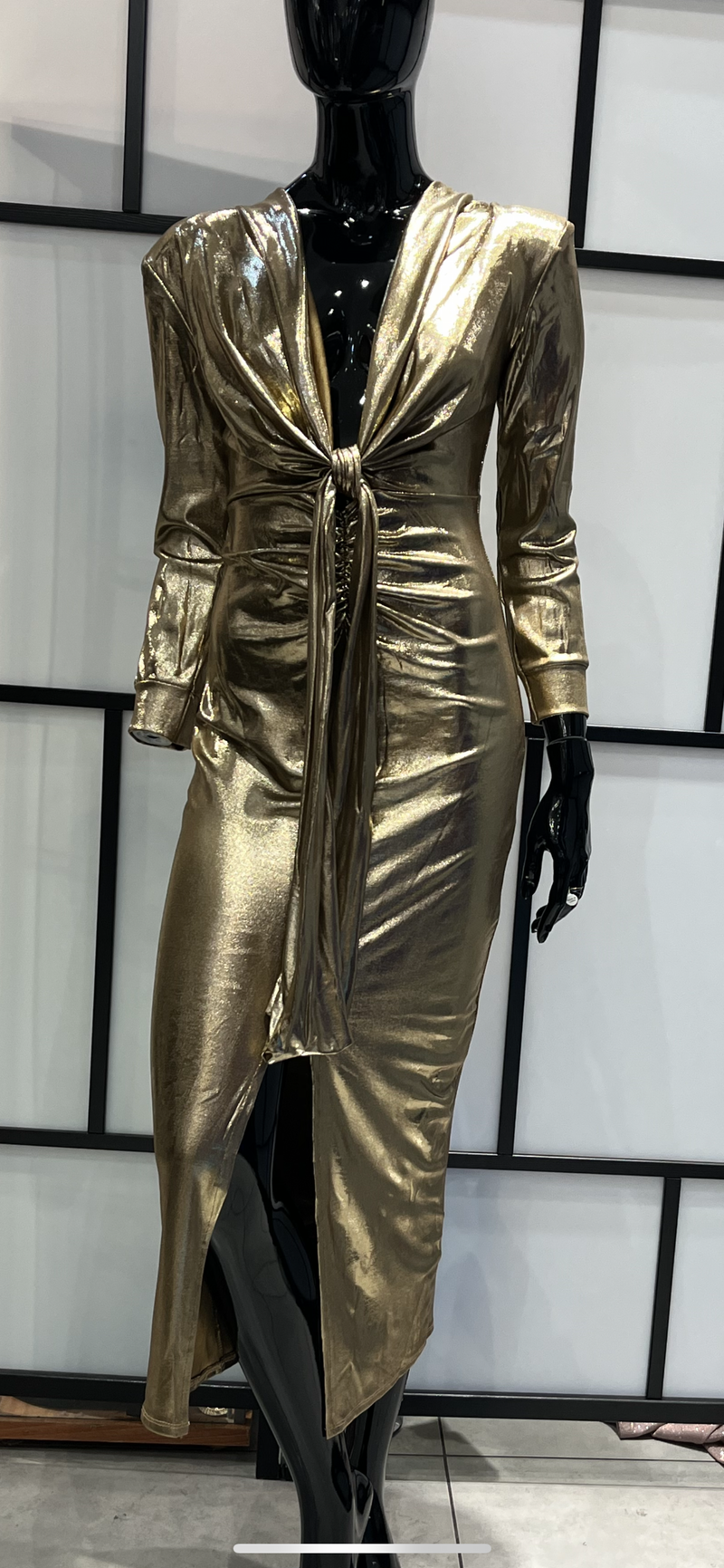 Golden Radiance Dress