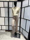 Beige glimmer top