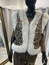 FAUXFUR LEO VEST