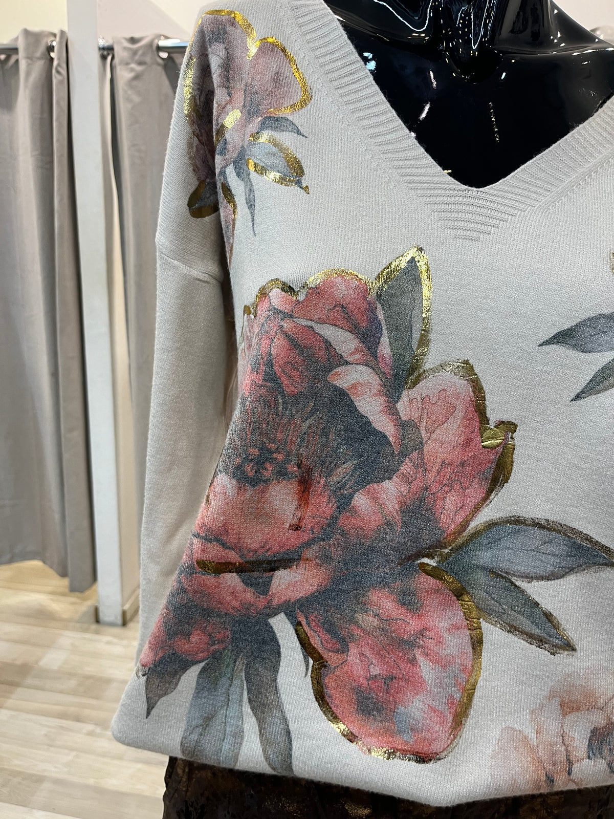 Blomster f bluse